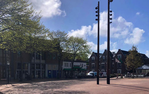 Groeneplaats en Vismarkt op Texel in uitvoering